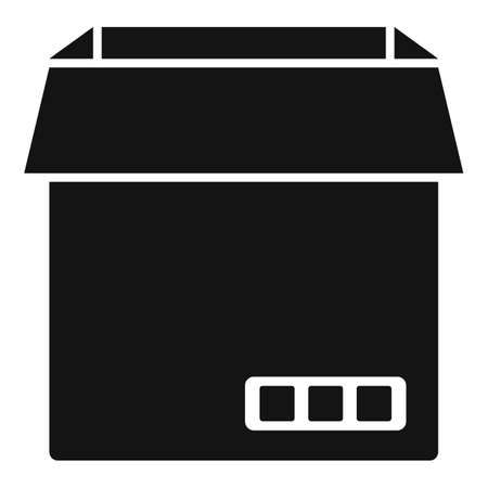 Service box icon simple vector. Carton deliveryのイラスト素材
