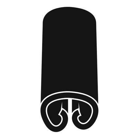 Rope cinnamon icon simple vector. Spice stickのイラスト素材