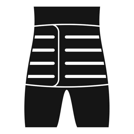 Back body bandage icon simple vector. Patient injuryのイラスト素材
