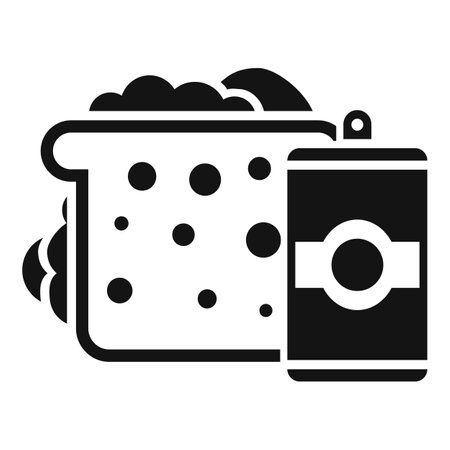 Food meal icon simple vector. Dinner healthyのイラスト素材