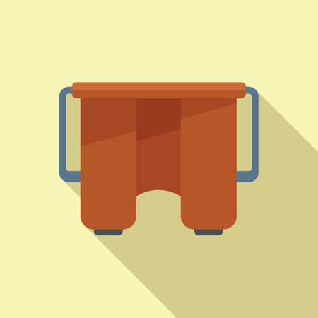 Spa foot bath icon flat vector. Water feetのイラスト素材