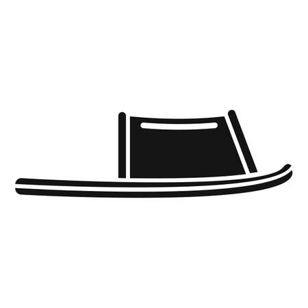 Sandal slippers icon simple vector. Woman slipperのイラスト素材