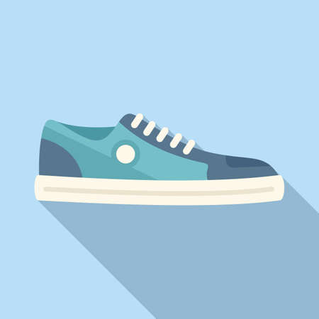 Active sneaker icon flat vector. Sport designのイラスト素材