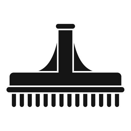 Brush pool icon simple vector. Cleaning swimmingのイラスト素材