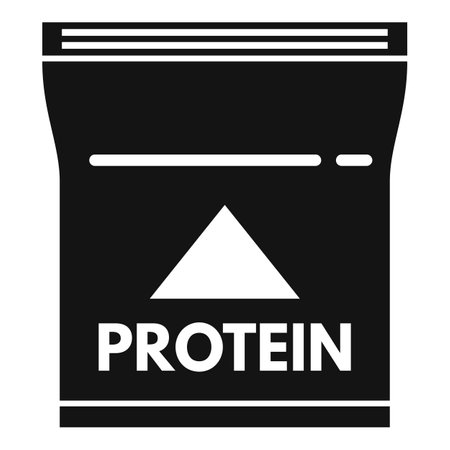 Product protein icon simple vector. Sport containerのイラスト素材