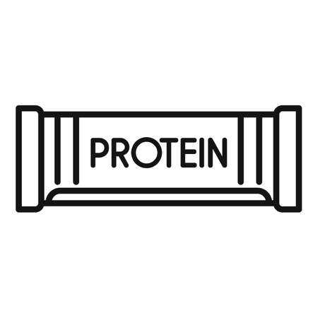 Fitness protein icon outline vector. Sport nutritionのイラスト素材