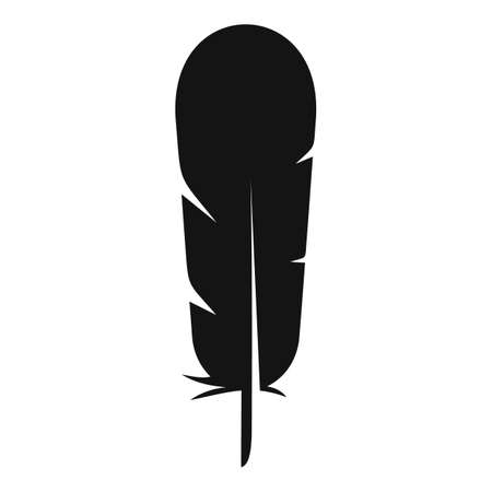 Handwriting feather icon simple vector. Ink penのイラスト素材