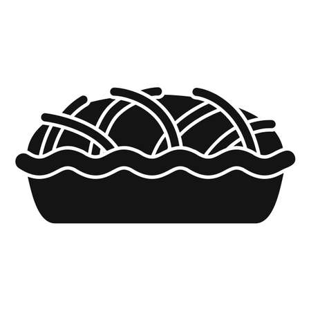 American apple pie icon simple vector. Sweet fruitのイラスト素材