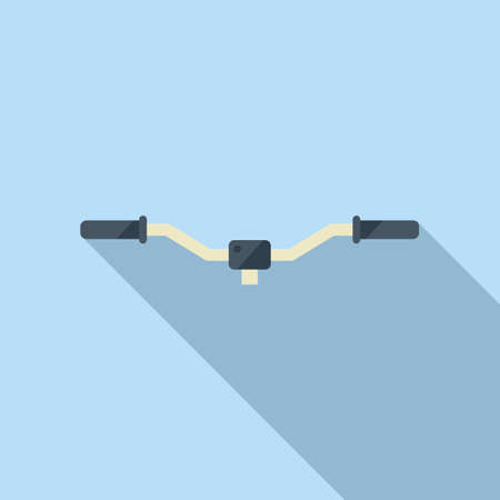 Bike handle bars icon flat vector. Repair fixのイラスト素材