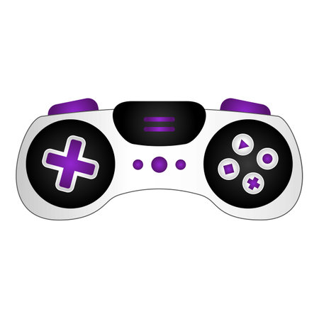 Joystick control icon cartoon vector. Game console. Pad stickのイラスト素材