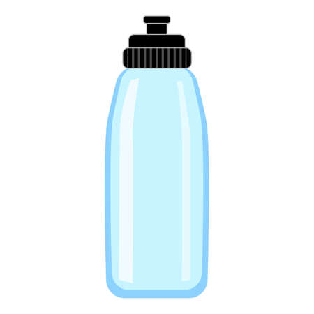 Basketball water bottle icon cartoon vector. Basket equipment. Sport roomのイラスト素材