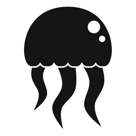 Jellyfish animal icon simple vector. Jelly fish. Water seaのイラスト素材