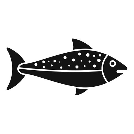Cat fish food icon simple vector. Dry feed. Animal snackのイラスト素材