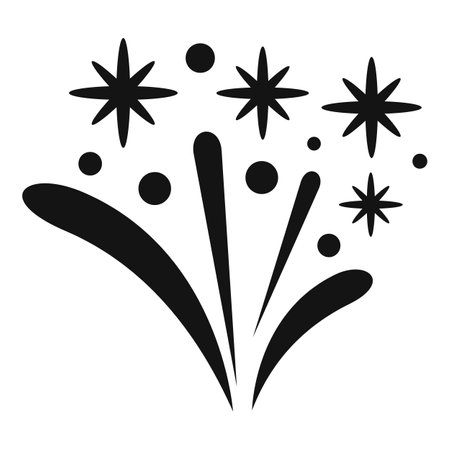 Celebrate firework icon simple vector. Carnival party. Holiday funのイラスト素材