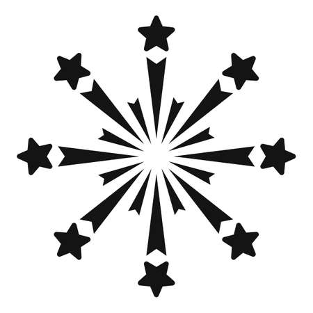 Firecracker icon simple vector. Carnival event. Sky circleのイラスト素材