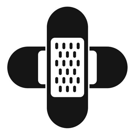 Textile plaster icon simple vector. Family health. Doctor careのイラスト素材