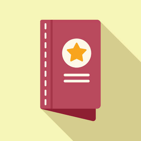 Surprise card icon flat vector. Gift present. Prize packageのイラスト素材