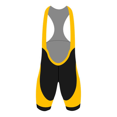 Summer biker equipment icon cartoon vector. Race cyclist. Fashion sportのイラスト素材