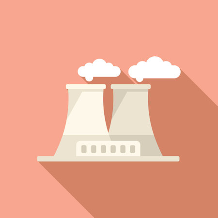 Eco energy plant icon flat vector. Water leaf. Save energyのイラスト素材