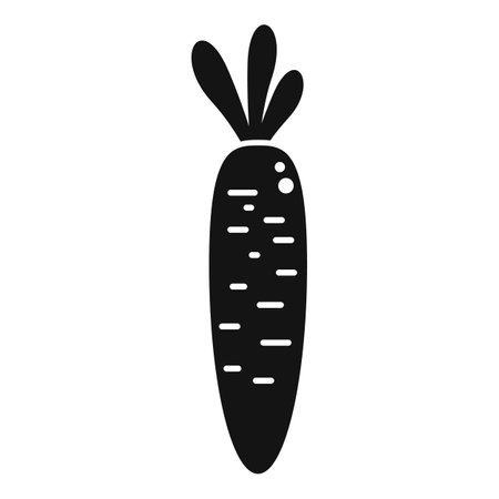 Eco carrot icon simple vector. Organic farming. Vegetable foodのイラスト素材
