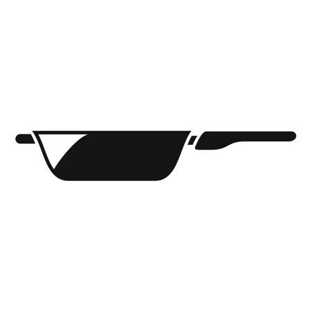 Oil wok frying pan icon simple vector. Cooking stove. Pot cookのイラスト素材