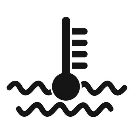 Car liquid temperature icon simple vector. Auto engine. Motor repairのイラスト素材
