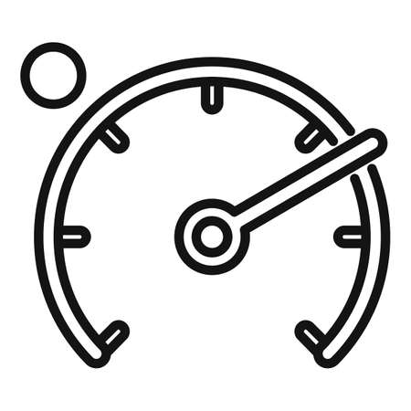 Speed dashboard icon outline vector. Car service. Machine repairのイラスト素材