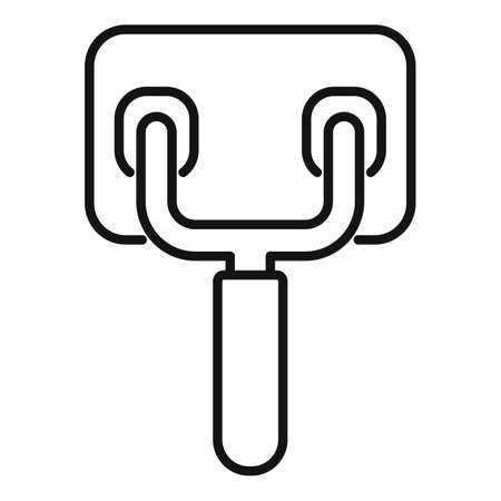 Box breaker icon outline vector. Fuse panel. Home powerのイラスト素材