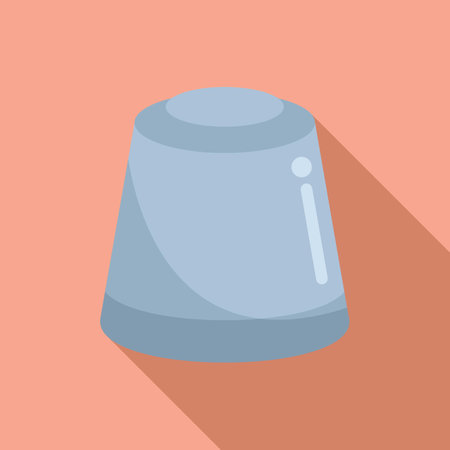 Breakfast coffee capsule icon flat vector. Cafe espresso. Drink aromaのイラスト素材