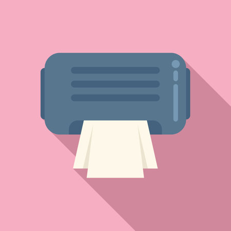 Napkin box icon flat vector. Fabric towel. Clean clothのイラスト素材