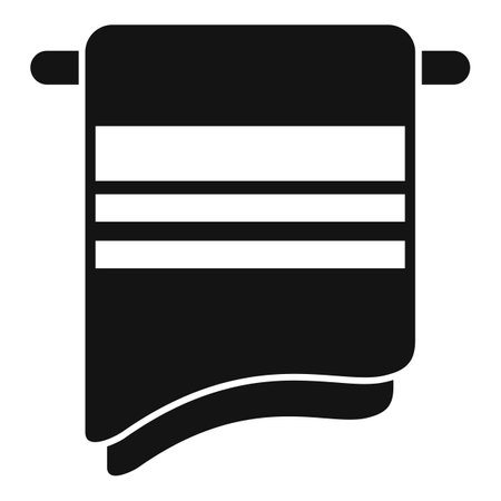 Hanging napkin icon simple vector. Fabric towel. Clean clothのイラスト素材