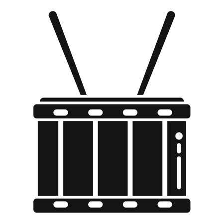 Emoji drum icon simple vector. Kit music. Acoustic rockのイラスト素材