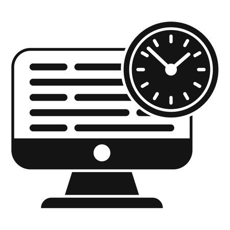 People work hour icon simple vector. Office time. Home scheduleのイラスト素材