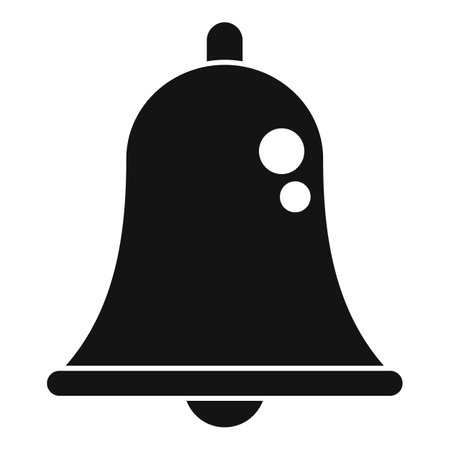 Bell work hour icon simple vector. Flexible time. Home clockのイラスト素材