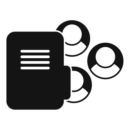 Target audience icon simple vector. Seo business. Customer adのイラスト素材