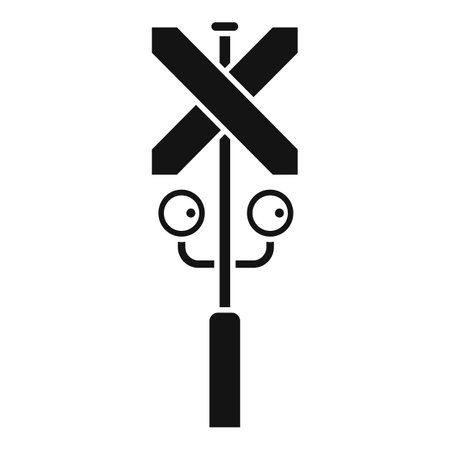 Control lights icon simple vector. Sign traffic. Transport obstacleのイラスト素材