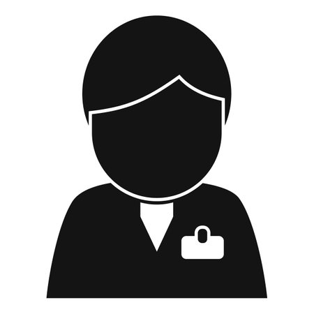 Man support icon simple vector. Service help. Marketing personalのイラスト素材