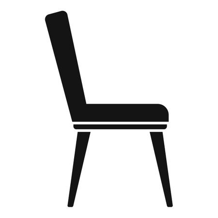 Soft kitchen chair icon simple vector. Interior room. Modern cookのイラスト素材