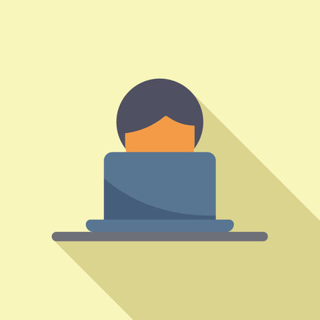 Online experience icon flat vector. Customer feedback. Review starのイラスト素材