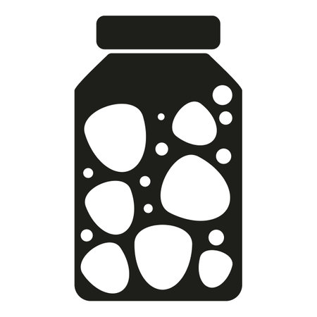 Canned fruit icon simple vector. Food pickle. Cook productのイラスト素材
