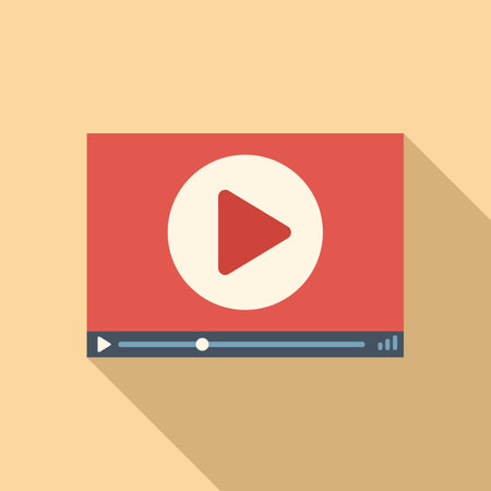 Player play icon flat vector. Web interface. Contact pinのイラスト素材