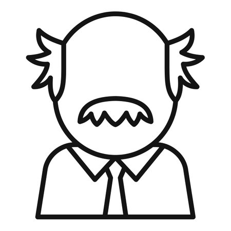 Scientist icon outline vector. Lab research. Chemical testのイラスト素材