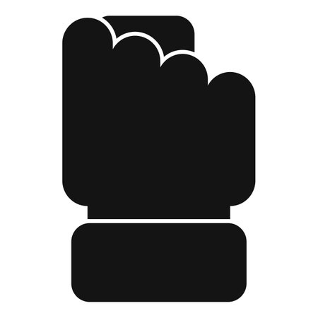 Fist democracy icon simple vector. Vote election. People surveyのイラスト素材