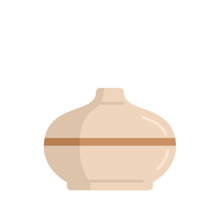Aromatherapy diffuses icon. Flat illustration of Aromatherapy diffuses vector icon for web design isolatedのイラスト素材