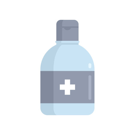 Disinfection dispenser icon. Flat illustration of Disinfection dispenser vector icon for web design isolatedのイラスト素材