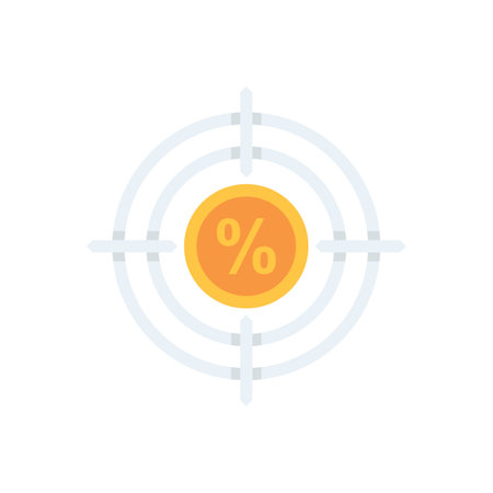Bonus target icon. Flat illustration of Bonus target vector icon for web design isolatedのイラスト素材