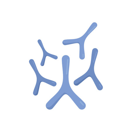 Staphylococcus probiotic icon flat vector. Bacteria lactobacillus. Intestine fermentation isolatedのイラスト素材