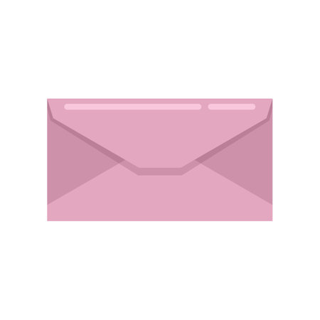 Pictogram envelope icon flat vector. Mail letter. Email paper isolatedのイラスト素材