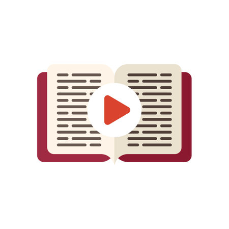 Read online book icon flat vector. Virtual class. Internet education isolatedのイラスト素材