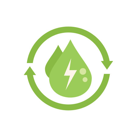 Save energy icon flat vector. Solar plant. Ecology safe isolatedのイラスト素材